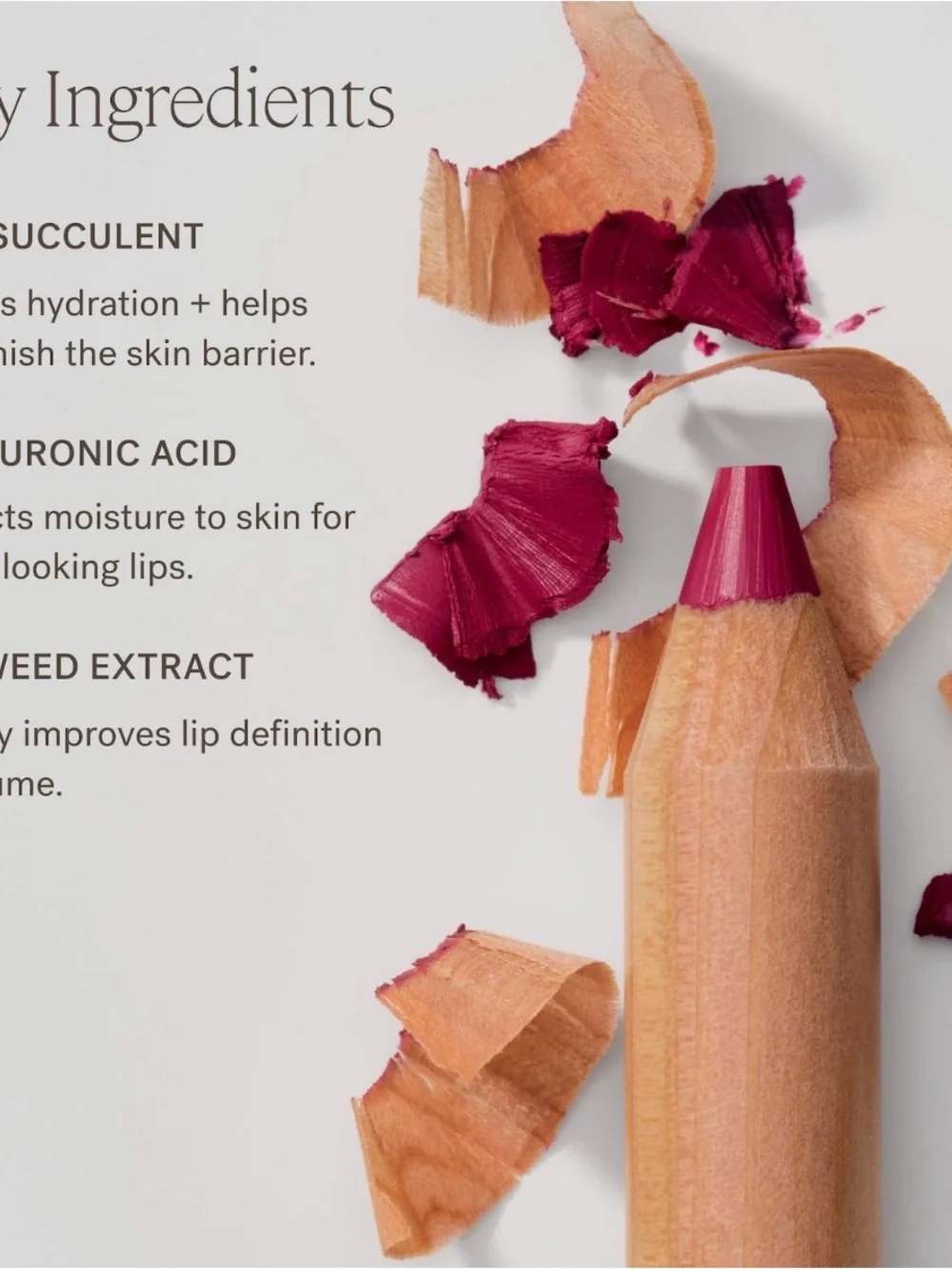 ILIA Lip Sketch Hydrating Crayon - Rose Red
